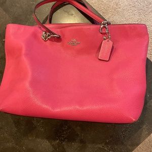 Coach leather purse